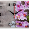 Часы настенные 2026-11 Орхидея рубин